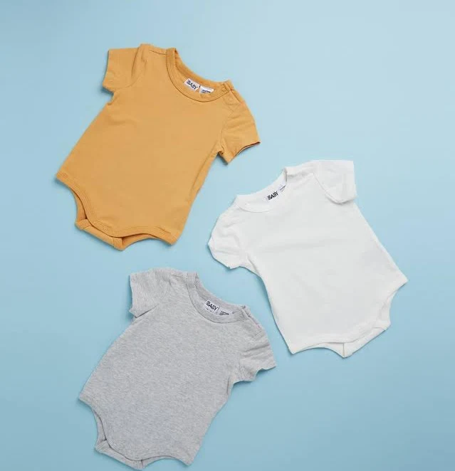 Cotton On Kids Baby Bodysuit (Pack of 3)