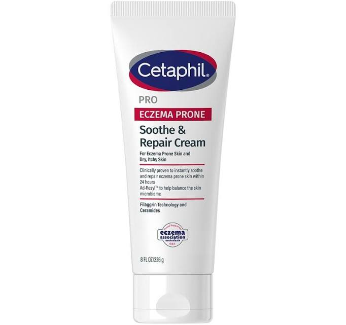 Eczema-focused emollient cream