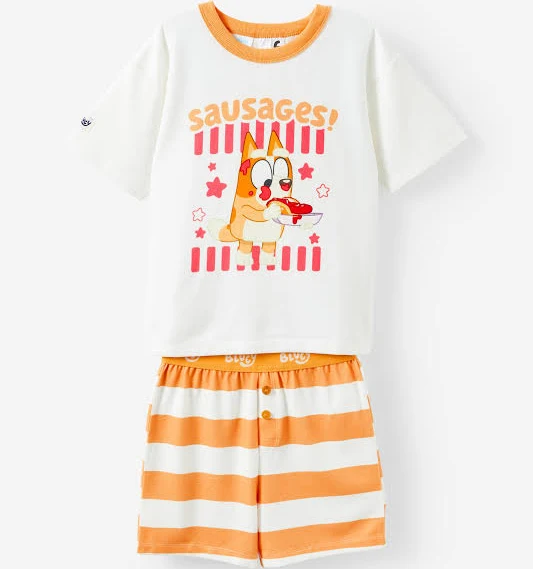 Cotton On Kids Bluey Character Pyjama Set