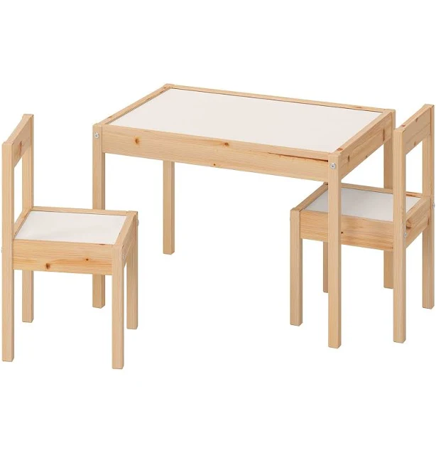 IKEA LATT Children's Table and 2 Chairs