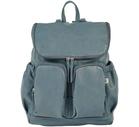 OiOi Faux Leather Nappy Backpack